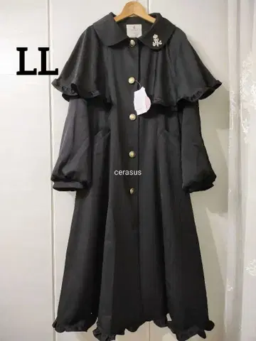 LL 시마무라 아오키 미사코 NINA'S 케이프 포함 롱 코트 트렌치