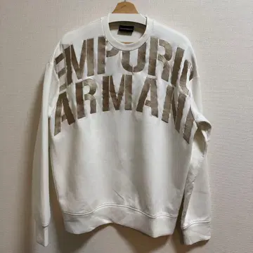 엠포리오 아르마니 화이트 트레이닝복 L 사이즈