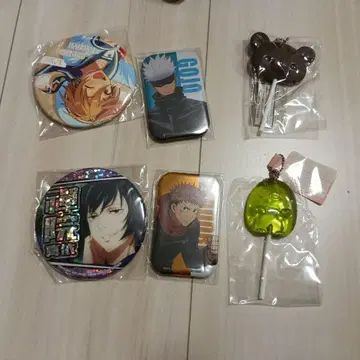 애니메이션 캐릭터 배지 세트 6개