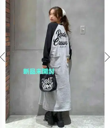 래글런 칼라 스티치 원피스 미개봉 새상품