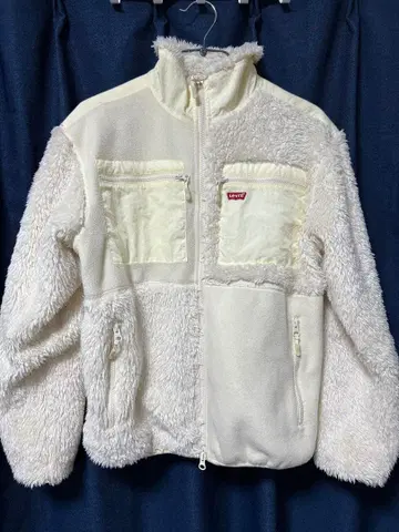 Levi's 플리스 자켓 화이트