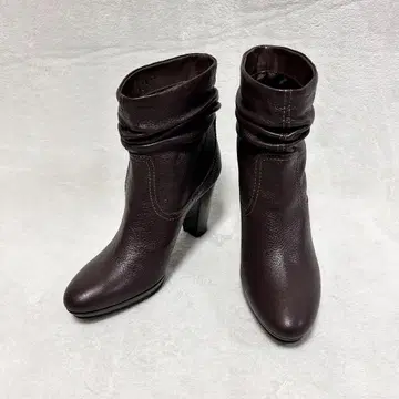 GINZA Kanematsu 긴자 카네마츠 가죽 숏부츠 21.5