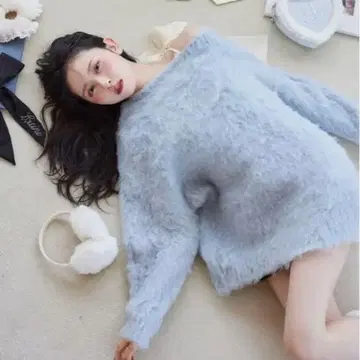 멜리 컬 니트 튜닉 원피스