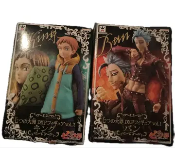 일곱개의 대죄 DXF 피규어 반, 킹 2체 세트 미개봉 새상품