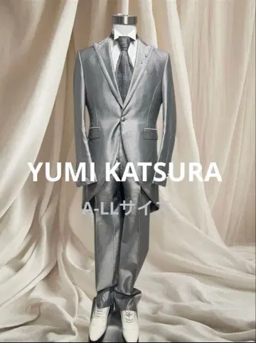 [ YUMI KATSURA ] 턱시도 실버 A-LL 웨딩 남성용