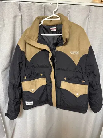 BAD WAY Suede western down jacket