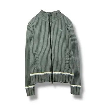 [ 951 ] LACOSTE 집업 니트 사이즈 40 (XS 상당) 그린