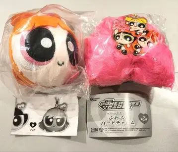 파워퍼프걸 하트참 집합 페이스 봉제 인형 블라썸