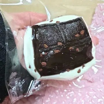 주물주물 순수 진흙 M 사이즈 초코 마쉬멜로우 타바 스퀴즈
