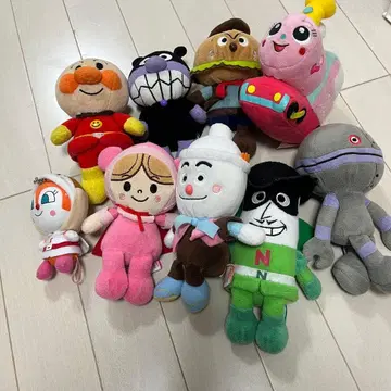 호빵맨 봉제 인형 9체 세트