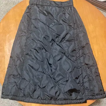 Zootie 퀼팅 스커트 블랙