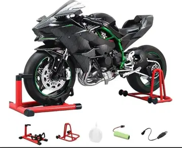 미사용 새상품 1/6 바이크 완성품 액션 피규어 카본 패턴