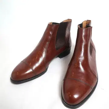 빈티지 남성용 사이드 고어 부츠 브라운 계열 모드