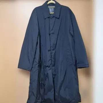 네이비 스텐카라 코트