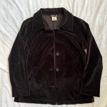 새상품급 agnes b 에네스베 벨로아 자켓 여성용 브라운