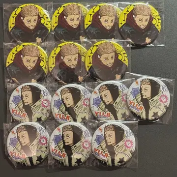 점프 GIGA 전사 캔뱃지 주술회전 이타도리 유우지 2종 총 14점