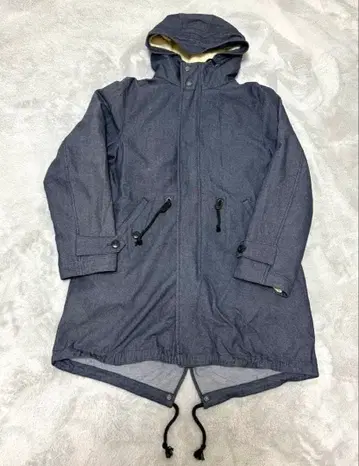 데님 원단 모즈 코트