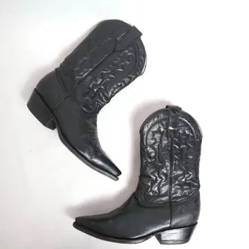 빈티지 멕시코제 웨스턴 부츠 y2k 블랙 정품