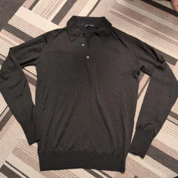 [ 새상품급 ] JOHN SMEDLEY 긴팔 스웨터 S 다크 브라운