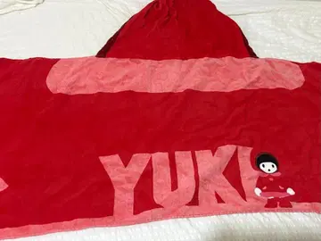 레어 YUKI 유키링코 후드 타월 2023 여름 페스티벌 한정판 굿즈