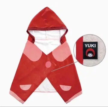 레어 YUKI 유키링코 후드 타월 2023 여름 페스티벌 한정판 굿즈
