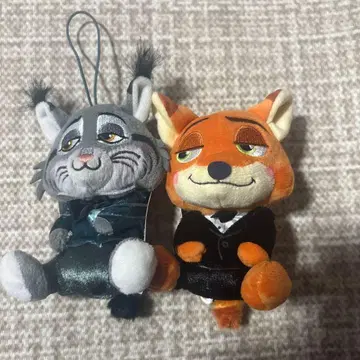 주토피아2 코텟토 펫탄 마스코트 파우버트 2개 세트