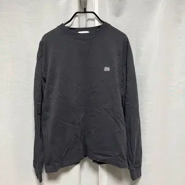 KINASHI CYCLE 차콜 자전거 로고 롱 티셔츠 S