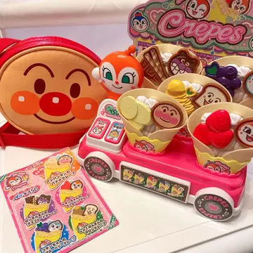 짤랑이의 러블리 크레이프 가게 호빵맨 호빵맨 미니백 포함