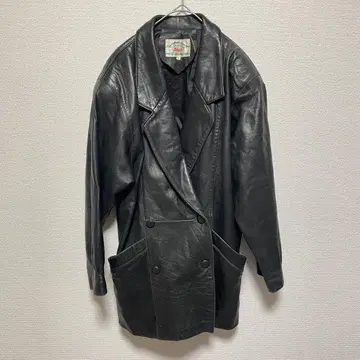 Lapis 가죽 테일러드 자켓 블랙 L 사이즈