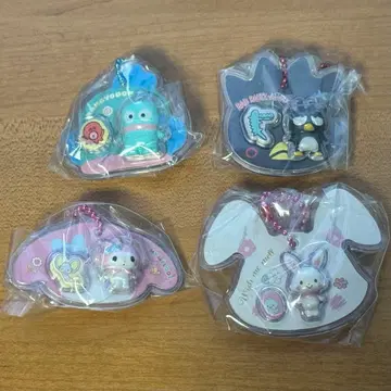 산리오 캐릭터즈 패키지 참 초코볼 4개 세트