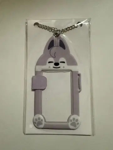 SKZOO 울프 찬 포토카드 키링