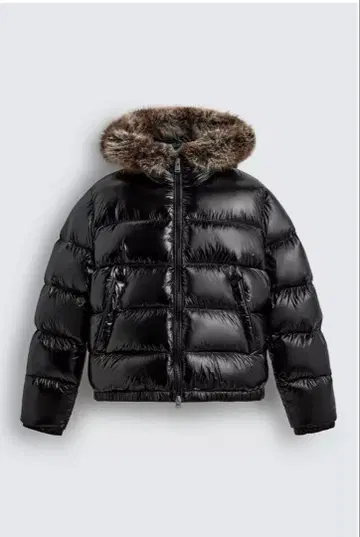 ZARA 퍼 다운 자켓