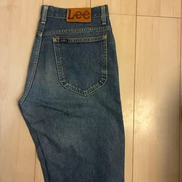 Lee 스트레이트 청바지 데님 블루