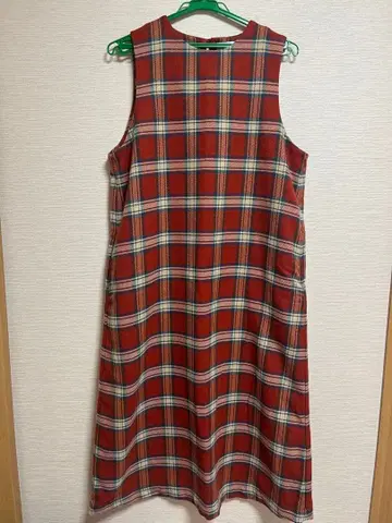 BEAMS BOY 체크 무늬 원피스