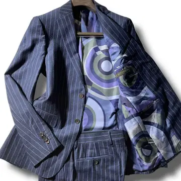 새상품급 에트로 캐시미어 혼방 수트 48