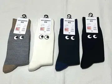 안야 힌드마치 UNIQLO 삭스 4족 세트 택 포함 새상품 양말