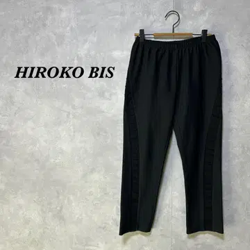 히로코비스 레깅스 허리밴딩 스트레치 블랙 L 3564