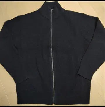 무인양품 워셔블 하찌 풀 집업 가디건 드라이버즈 니트