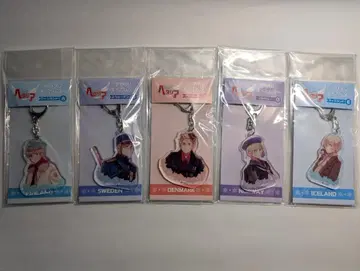 [ 미개봉 ] 헤타리아 북유럽 아크릴 키링 세트