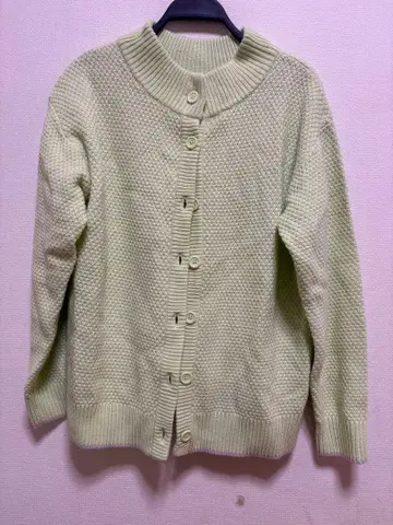 니코앤드 - 얇은 그린 가디건