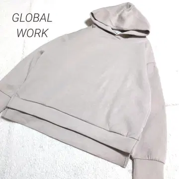 GLOBAL WORK 루즈핏 M 스트레치 풀오버 후드티