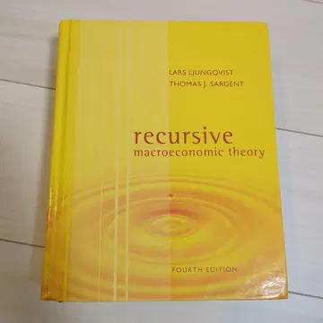 recursive macroeconomic theory 제4판