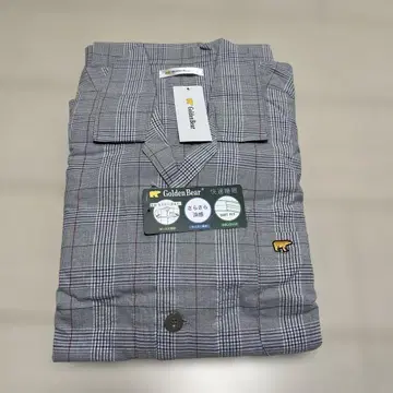 Golden Bear 체크 무늬 파자마 L 상하의 새상품