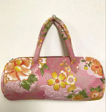 꽃무늬 핑크 일본 의류용 백