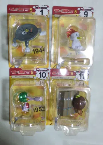 톰과 제리 Happy 복권 A상 피규어 4종