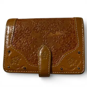[ 단종 ] Dakota 접이식 지갑 피오라 꽃무늬 엠보
