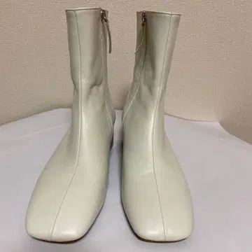 UNITED ARROWS 유나이티드 애로우즈 부츠 37 옅은 아이보리