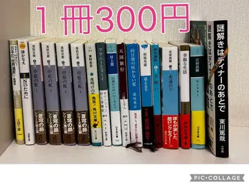 E 묶음 판매 임의 선택 도서 정리 소설 미스터리 1권 300엔