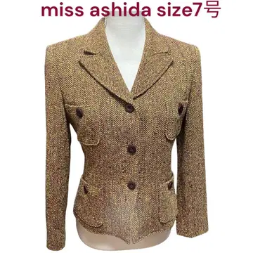 새상품급 미스아시 다 트위드 테일러드 자켓 7호, S