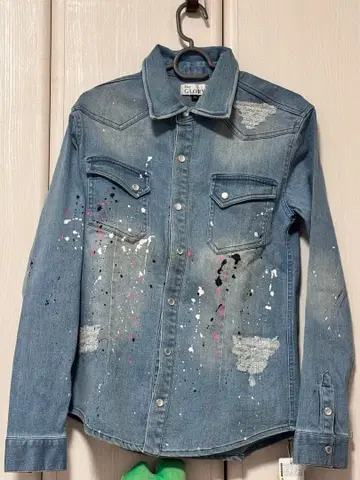 Day Glory 인디고 데님 셔츠 M